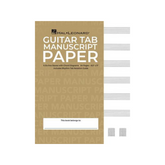 Hal Leonard Guitar Tabulature Standard Manuscript Paper